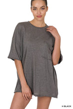 Load image into Gallery viewer, ".....Oversized Cotton Raw Edge Boyfriend Tee