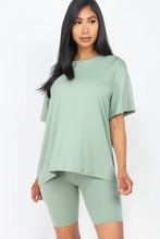 Load image into Gallery viewer, Loose Fit Top &amp; Bike Shorts Set