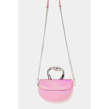 Load image into Gallery viewer, Glossy Semi Circle Top Handle Bag