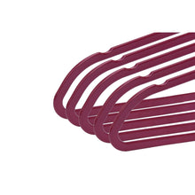 Load image into Gallery viewer, PL025 - Plastic Shirt Hangers Heavy Duty - Raspberry - 200