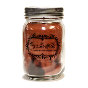 16 oz. Pint Mason Jar Candles - Signature Collection: Grapefruit + Mangosteen
