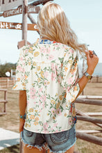 Load image into Gallery viewer, Fashion-W Crochet Boho Half &amp; Long Sleeve Floral Blouse