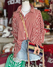 Load image into Gallery viewer, Classic Plaid Check Button Up Blouse Top