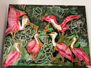 Pink Paradise Original Oil Painting