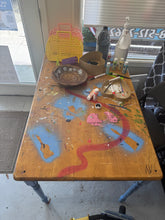 Load image into Gallery viewer, Paint covered table