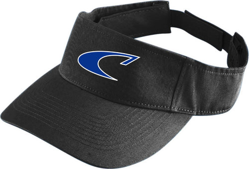 Black Visor (Adjustable velcro back)