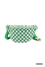 Load image into Gallery viewer, Checkered Waist Crossbody Sling Bag