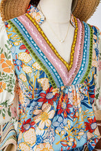 Load image into Gallery viewer, Fashion-W Crochet Boho Half &amp; Long Sleeve Floral Blouse