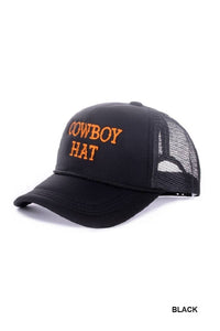 The Cowboy Hat Baseball Mesh Cap