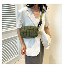 Load image into Gallery viewer, PUFFER QUILTED SLING BAG FANNY BAG BELT BUM BAG | 40P546