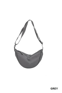 Round Mini Crescent Crossbody Shoulder Bag