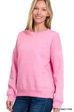 Load image into Gallery viewer, Fleece Drop Shoulder Sweatshirts