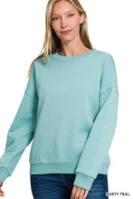Load image into Gallery viewer, Fleece Drop Shoulder Sweatshirts