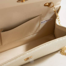 Load image into Gallery viewer, Rhinestone Trim Envelope Clutch Bag