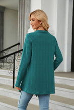 Load image into Gallery viewer, CWOCAL2125_LONG SLEEVE KNIT CARDIGAN WITHOUT BUTTON SHORT