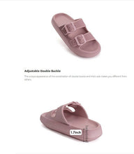 Load image into Gallery viewer, EVA DOUBLE STRAP OPEN TOE SLIDE SANDALS SLIPPERS  | 40SP011