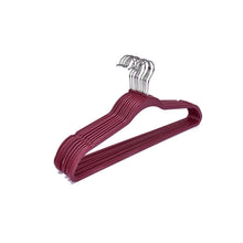 Load image into Gallery viewer, PL025 - Plastic Shirt Hangers Heavy Duty - Raspberry - 200