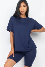 Load image into Gallery viewer, Loose Fit Top &amp; Bike Shorts Set