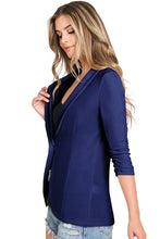Load image into Gallery viewer, CWOBL102_Long Sleeve Stretch Open Front Blazer Jacket