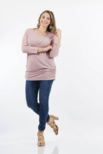 Load image into Gallery viewer, , SI-14448 PLUS SIZE Scoop neck dolman top