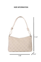 Load image into Gallery viewer, Checkered Monogram Shoulder Bag