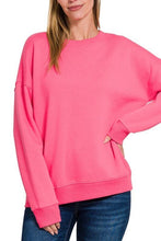 Load image into Gallery viewer, Fleece Drop Shoulder Sweatshirts