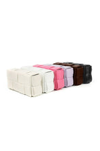 Load image into Gallery viewer, Vegan Leather Woven Crossbody Waist Bag