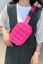 Load image into Gallery viewer, PUFFER QUILTED SLING BAG FANNY BAG BELT BUM BAG | 40P546