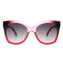 Load image into Gallery viewer, Women Square Oversize Cat Eye Fashion Sunglasses