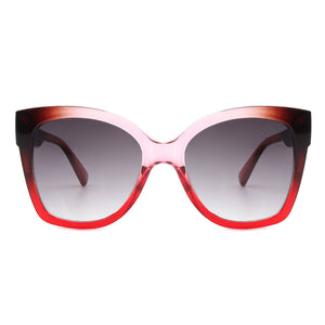 Women Square Oversize Cat Eye Fashion Sunglasses