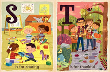 Load image into Gallery viewer, T is for Thankful:  Thanksgiving Alphabet board book