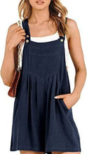 Load image into Gallery viewer, Essential basic loose shortall overalls romper