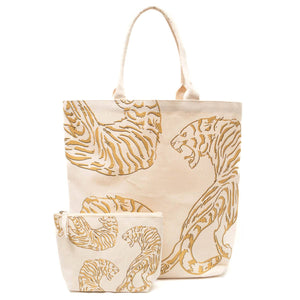 On The Prowl Tote   Natural/Golden/Black   20x17x6.5
