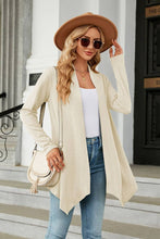 Load image into Gallery viewer, CWOCAL2125_LONG SLEEVE KNIT CARDIGAN WITHOUT BUTTON SHORT