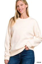 Load image into Gallery viewer, Fleece Drop Shoulder Sweatshirts