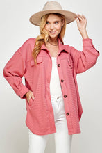 Load image into Gallery viewer, Outdoor Chic Women's Waffle Scuba Shacket 5202IJK