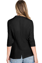Load image into Gallery viewer, CWOBL102_Long Sleeve Stretch Open Front Blazer Jacket