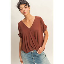 Load image into Gallery viewer, DZ22A998-V-Neck Oversized Top
