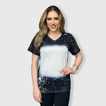 Load image into Gallery viewer, V-Neck FAUX Bleached Tees