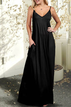 Load image into Gallery viewer, AWDMD280_SPAGHETTI STRAP KNIT MAXI DRESS