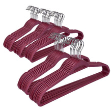 Load image into Gallery viewer, PL025 - Plastic Shirt Hangers Heavy Duty - Raspberry - 200