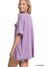 Load image into Gallery viewer, ".....Oversized Cotton Raw Edge Boyfriend Tee