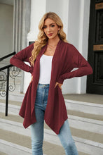Load image into Gallery viewer, CWOCAL2125_LONG SLEEVE KNIT CARDIGAN WITHOUT BUTTON SHORT