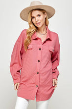 Load image into Gallery viewer, Outdoor Chic Women's Waffle Scuba Shacket 5202IJK