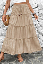 Load image into Gallery viewer, CWBLS0503_SUMMER A-LINE PLEATED PATCHWORK SKIRT