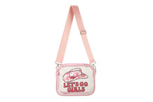Load image into Gallery viewer, Ladies Crossbody Clear See Thru LETS GO GIRL Handbag