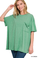 Load image into Gallery viewer, ".....Oversized Cotton Raw Edge Boyfriend Tee