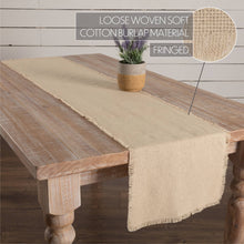 Load image into Gallery viewer, Burlap Vintage Runner Fringed 13x72