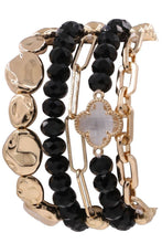 Load image into Gallery viewer, Beaded Clover Accent Jewelry Set Bracelet