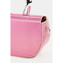Load image into Gallery viewer, Glossy Semi Circle Top Handle Bag